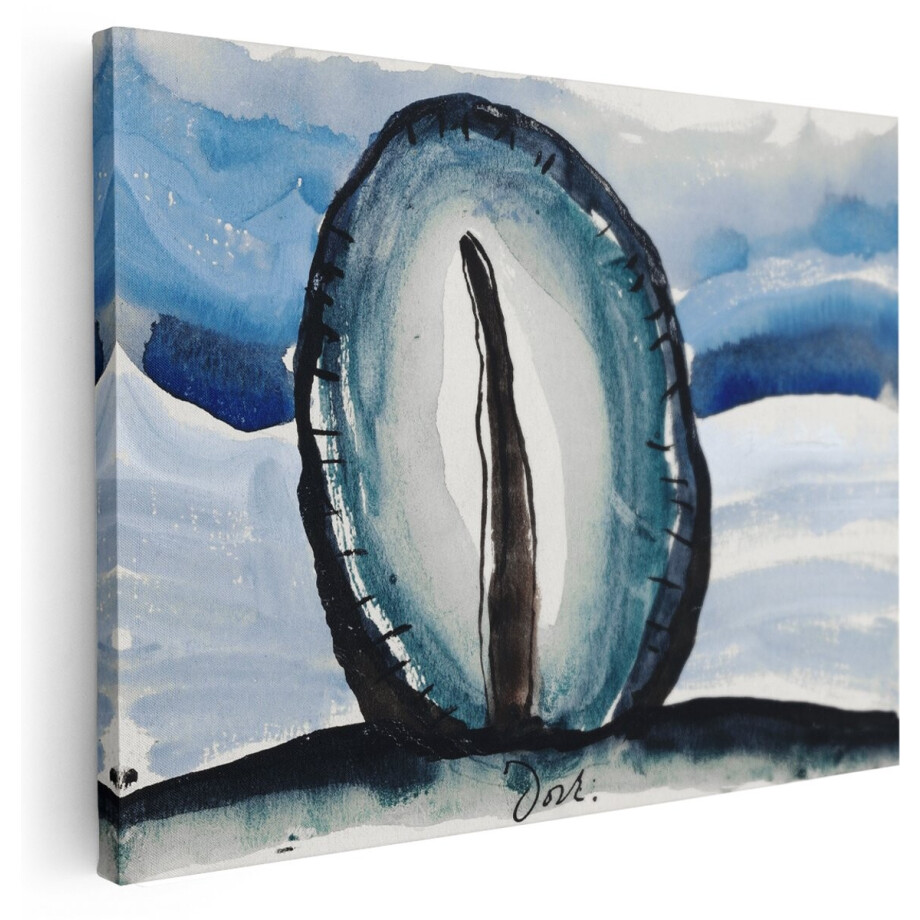 Artaza Canvas Schilderij Abstracte Aquarel - 160x120 cm - Groot - Wanddecoratie Modern - Muurdecoratie Natuur - Kamer Accessoires Blauw Artaza Canvas Schilderij Abstracte Aquarel - 160x120 cm - Groot - Wanddecoratie Modern - Muurdecoratie Natuur - Kamer Accessoires Blauw afbeelding 1