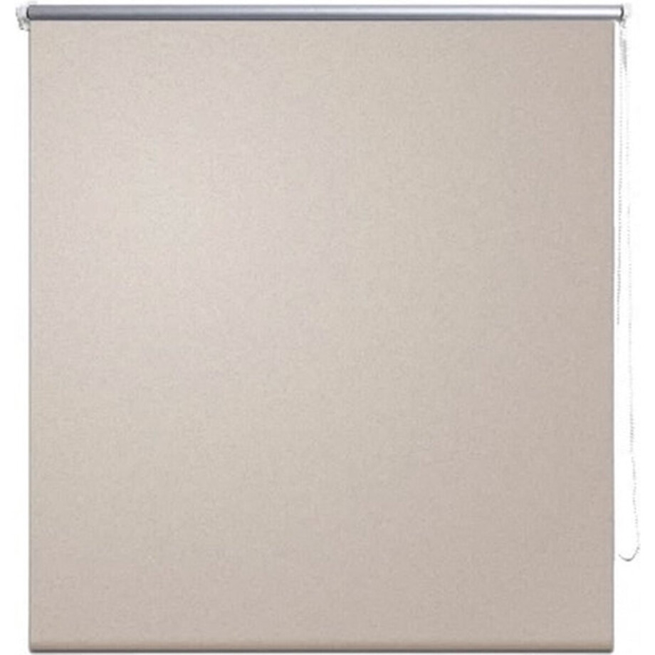 vidaXL - Rolgordijn - verduisterend - 164,4 - x - 175 - cm - stofbreedte - 160 - cm - beige afbeelding 1