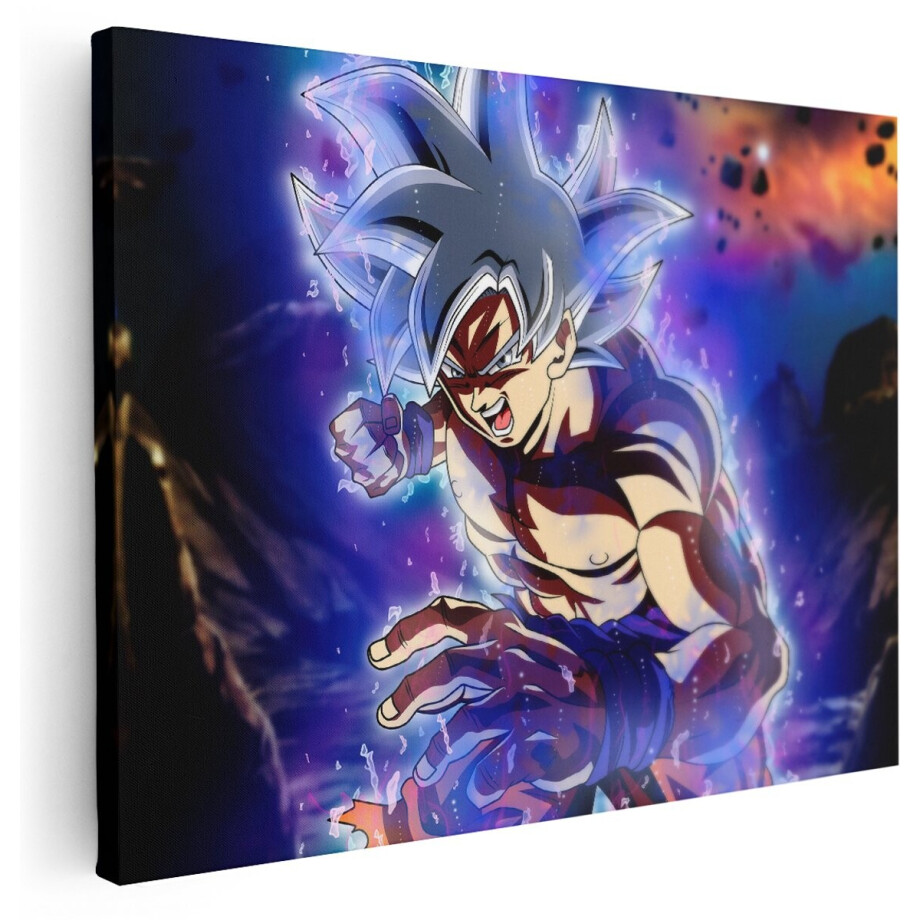 Artaza Canvas Schilderij Anime - 160x120 cm - Groot - Wanddecoratie Ultra Instinct - Muurdecoratie Dragon Ball - Kamer Accessoires Jongens Artaza Canvas Schilderij Anime - 160x120 cm - Groot - Wanddecoratie Ultra Instinct - Muurdecoratie Dragon Ball - Kamer Accessoires Jongens afbeelding 1