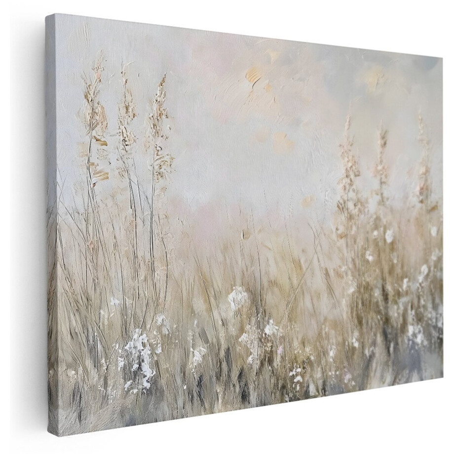 Artaza Canvas Schilderij Bloemen - 160x120 cm - Groot - Wanddecoratie Landschap - Muurdecoratie Boho - Schilderijen Op Canvas Natuur Artaza Canvas Schilderij Bloemen - 160x120 cm - Groot - Wanddecoratie Landschap - Muurdecoratie Boho - Schilderijen Op Canvas Natuur afbeelding 1
