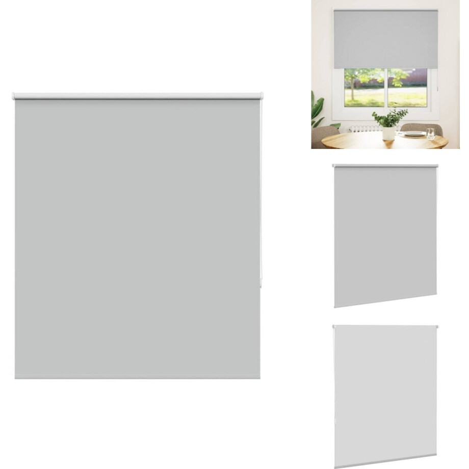 vidaXL Rolgordijn - Rolgordijnen - Dag- En Nachtgordijn - Verduisterend Rolgordijn - Rolgordijn verduisterend 140x150 cm stofbreedte 136,6 cm afbeelding 1