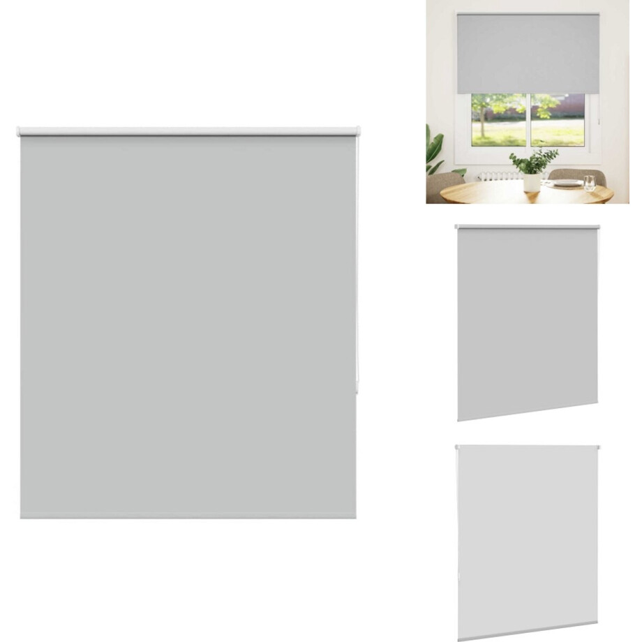 vidaXL Rolgordijn - Rolgordijnen - Dag- En Nachtgordijn - Verduisterend Rolgordijn - Rolgordijn verduisterend 120x130 cm stofbreedte 116,6 cm afbeelding 1