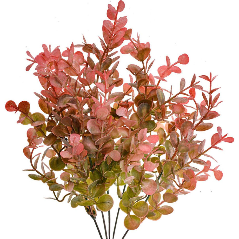 Clayre & Eef Kunstplant 35 cm Rood Zwart Kunststof afbeelding 1
