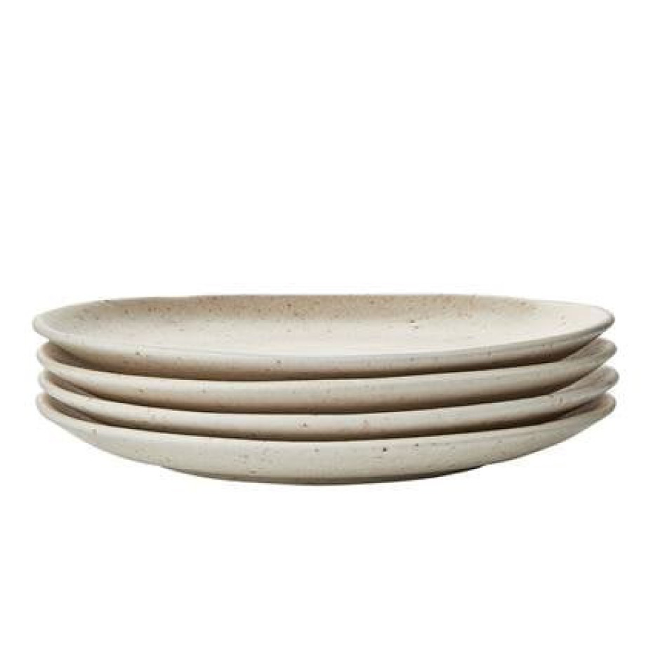 by fonQ Mixed Ceramics Dinerborden 4st. - Ã 26,5 cm - CrÃ¨me afbeelding 1