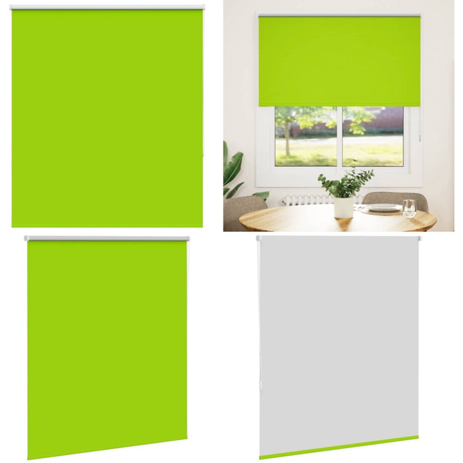 vidaXL Rolgordijn verduisterend 125x130 cm stofbreedte 121,6 cm - Rolgordijn - Rolgordijnen - Dag- En Nachtgordijn - Verduisterend Rolgordijn afbeelding 1