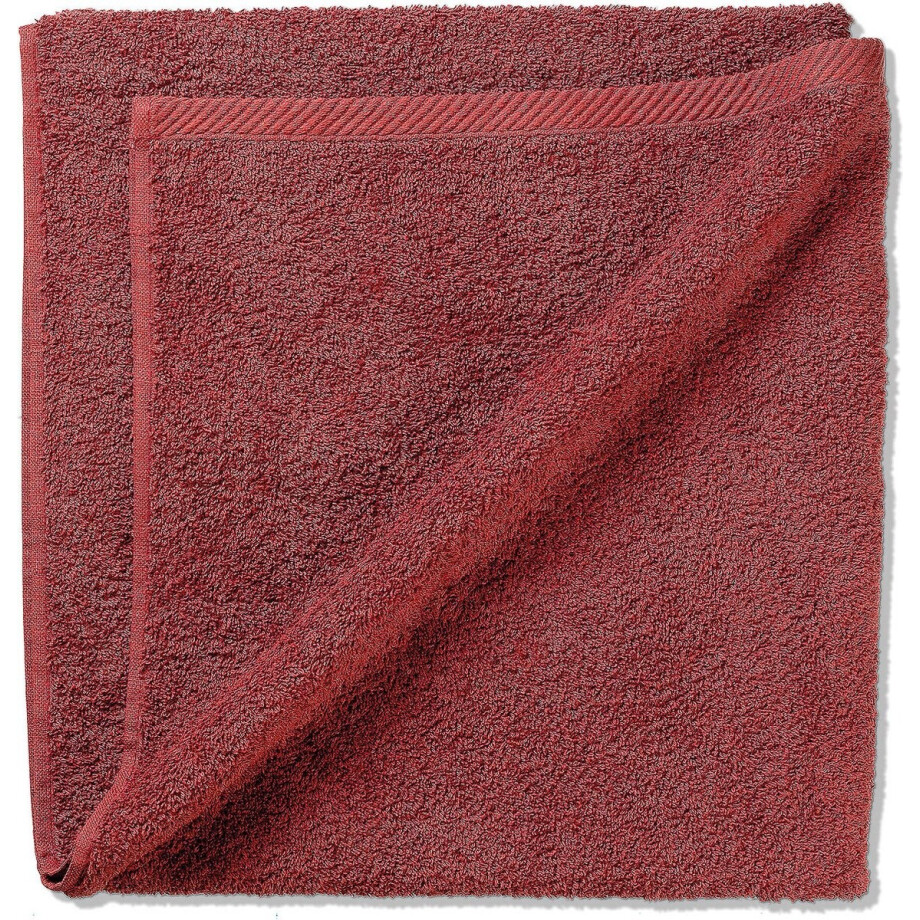 Badhanddoek, Karmijn Rood - Kela | Ladessa afbeelding 1
