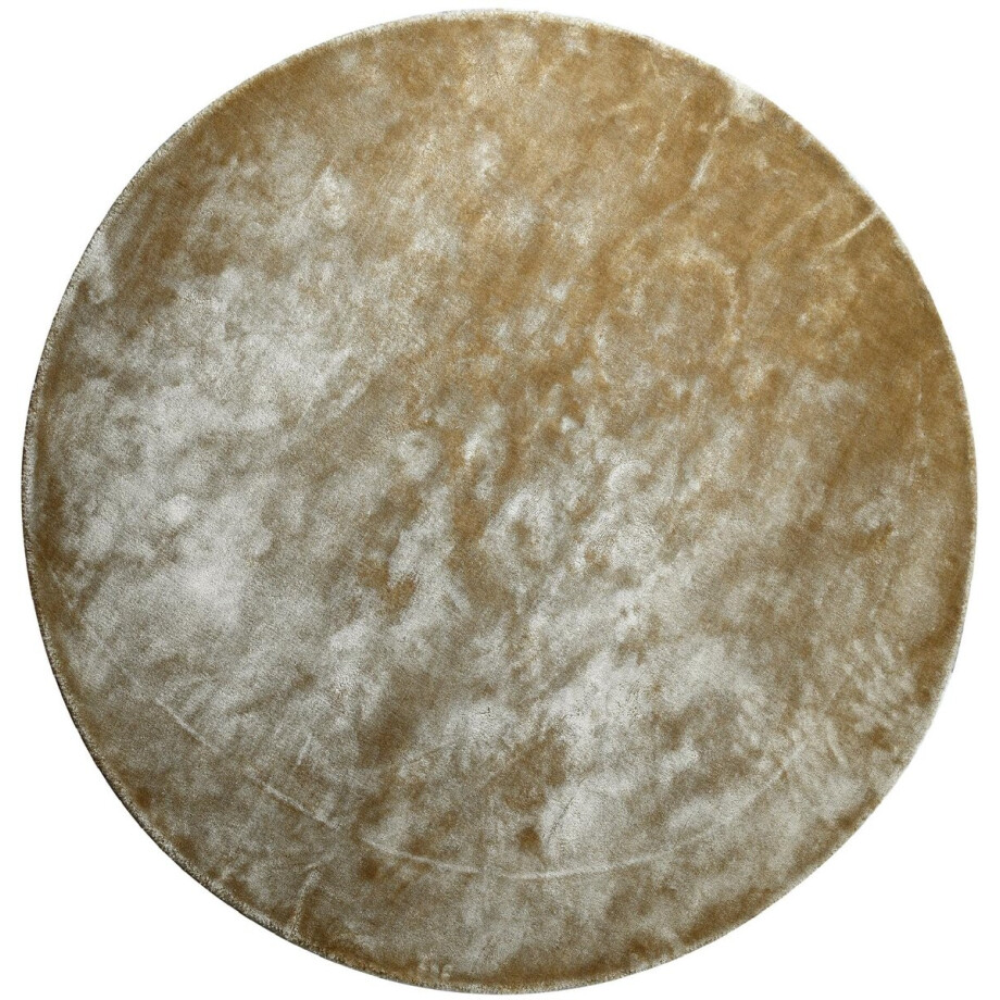 PTMD - Vloerkleed Flavia - Bruin - 160x160x1cm afbeelding 1