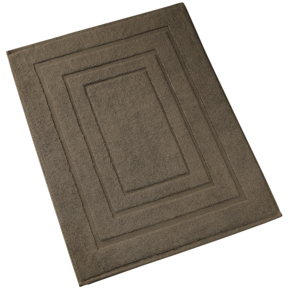 De Witte Lietaer Badmat Pacifique Falcon - 70 x 120 cm - Bruin - Katoen De Witte Lietaer Badmat Pacifique Falcon - 70 x 120 cm - Bruin - Katoen afbeelding 1