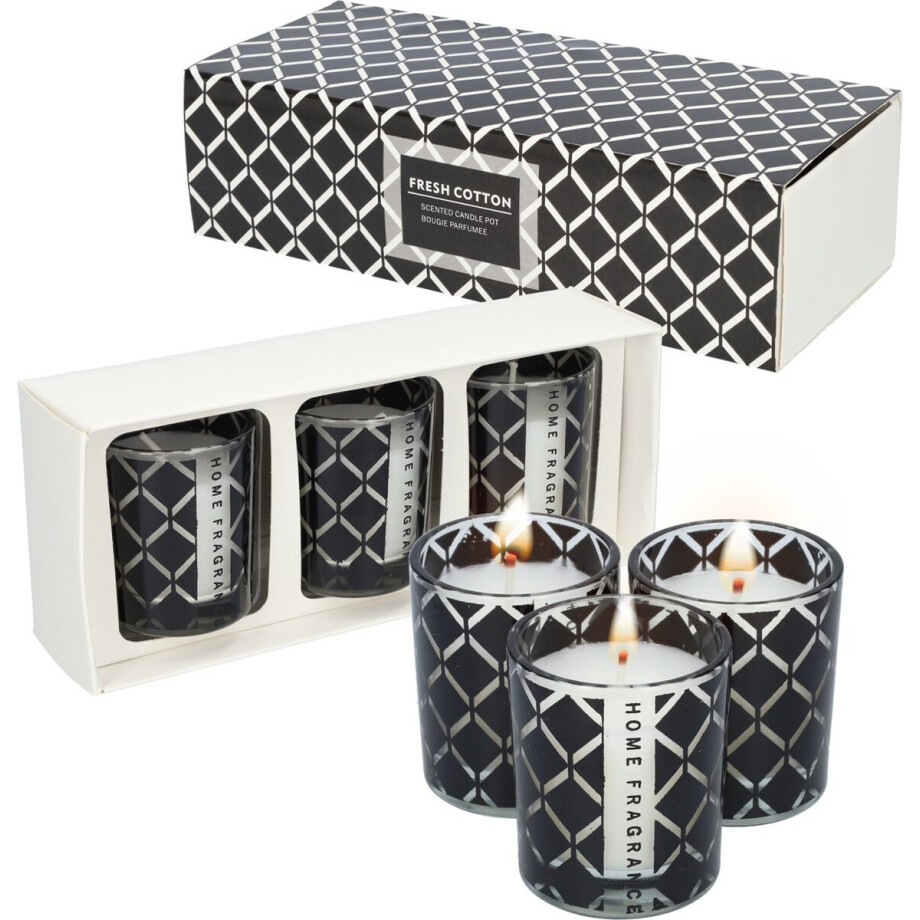 Kaarsen - Geurkaarsen in glas - Sfeerverlichting met een heerlijke geur - In een set van 3 - Een luxe geschenkset voor zowel mannen als vrouwen - Verschillende kleuren en geuren - Compacte en kleine kaarsjes - Ideale sfeermakers in huis! - Cross Kaarsen - Geurkaarsen in glas - Sfeerverlichting met een heerlijke geur - In een set van 3 - Een luxe geschenkset voor zowel mannen als vrouwen - Verschillende kleuren en geuren - Compacte en kleine kaarsjes - Ideale sfeermakers in huis! - Cross afbeelding 1