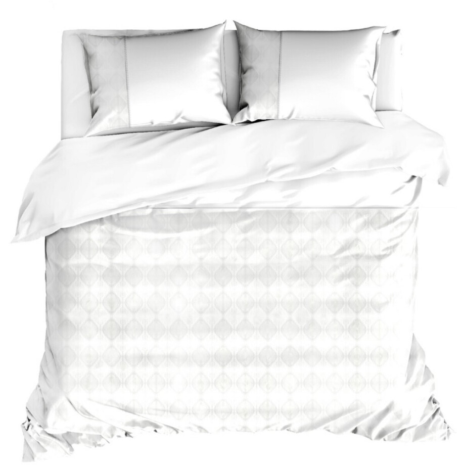 Linolux Dekbedovertrek Cedar White Lits-jumeaux afbeelding 1