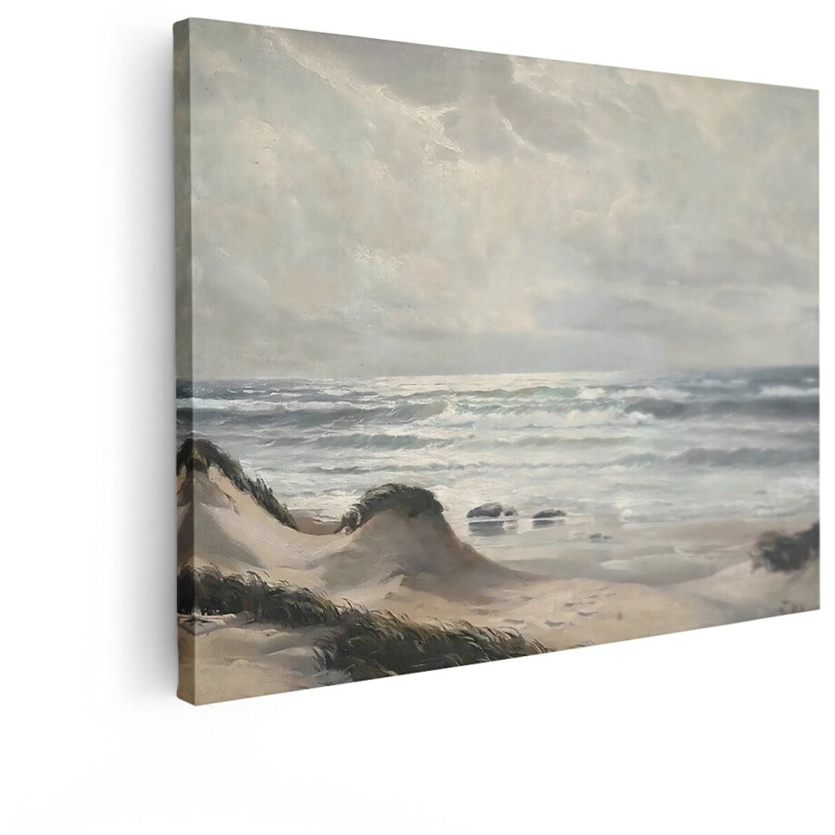 Artaza Canvas Schilderij Landschap - 40x30 cm - Wanddecoratie Natuur - Muurdecoratie Strand Zee Duinen - Decoratie Golven - Kamer Accessoires Artaza Canvas Schilderij Landschap - 40x30 cm - Wanddecoratie Natuur - Muurdecoratie Strand Zee Duinen - Decoratie Golven - Kamer Accessoires afbeelding 1