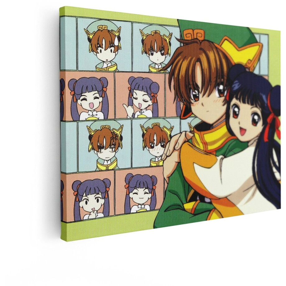 Artaza Canvas Schilderij Anime Personages - 40x30 cm - Wanddecoratie Kinderkamer - Muurdecoratie Jongenskamer - Decoratie Manga - Kamer Accessoires Artaza Canvas Schilderij Anime Personages - 40x30 cm - Wanddecoratie Kinderkamer - Muurdecoratie Jongenskamer - Decoratie Manga - Kamer Accessoires afbeelding 1