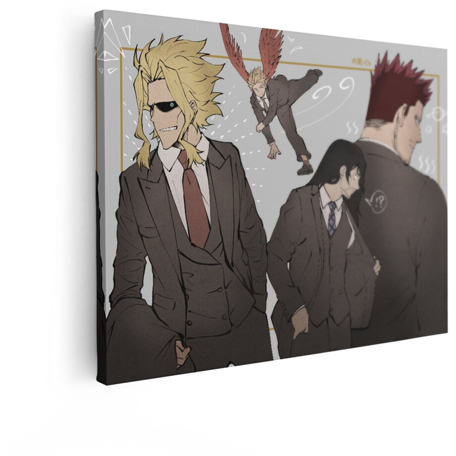 Artaza Canvas Schilderij Anime Mannen - 80x60 cm - Wanddecoratie My Hero Academia - Muurdecoratie Jongenskamer - Schilderijen Op Canvas Artaza Canvas Schilderij Anime Mannen - 80x60 cm - Wanddecoratie My Hero Academia - Muurdecoratie Jongenskamer - Schilderijen Op Canvas afbeelding 1