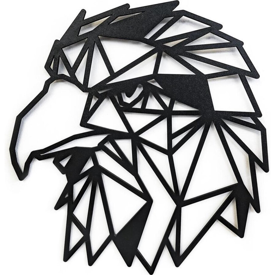 Houten Dierenkop • Houten Adelaar • Dierenkop Adelaar • Groot • Zwart MDF • Houten Dier • Wandecoratie Houten Dierenkop • Houten Adelaar • Dierenkop Adelaar • Groot • Zwart MDF • Houten Dier • Wandecoratie afbeelding 1