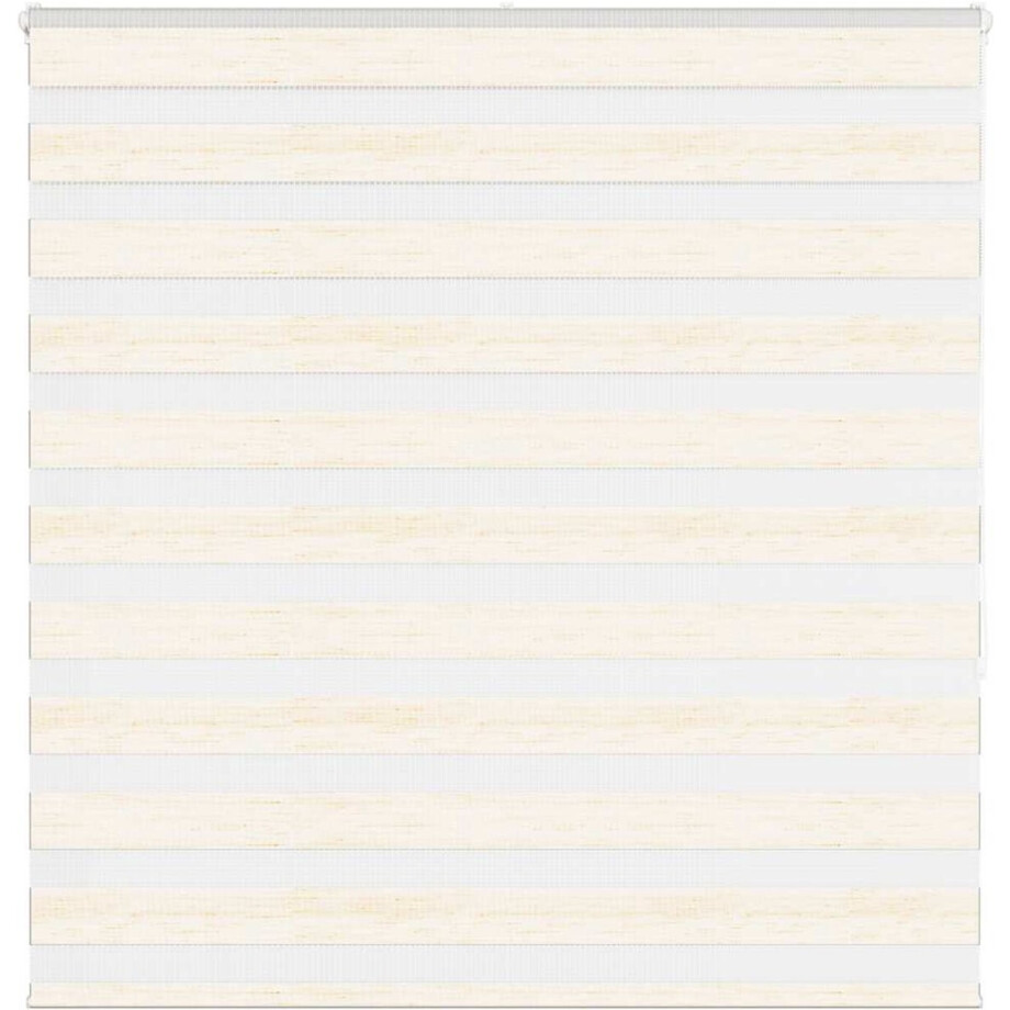 vidaXL - Zebra - rolgordijn - 140x150 - cm - stofbreedte - 135,9cm - marmerbeige afbeelding 1