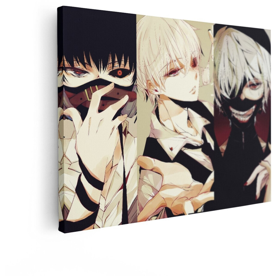 Artaza Canvas Schilderij Tokyo Ghoul - 120x90 cm - Anime Wanddecoratie - Muurdecoratie Masker - Schilderijen Jongens Slaapkamer Artaza Canvas Schilderij Tokyo Ghoul - 120x90 cm - Anime Wanddecoratie - Muurdecoratie Masker - Schilderijen Jongens Slaapkamer afbeelding 1