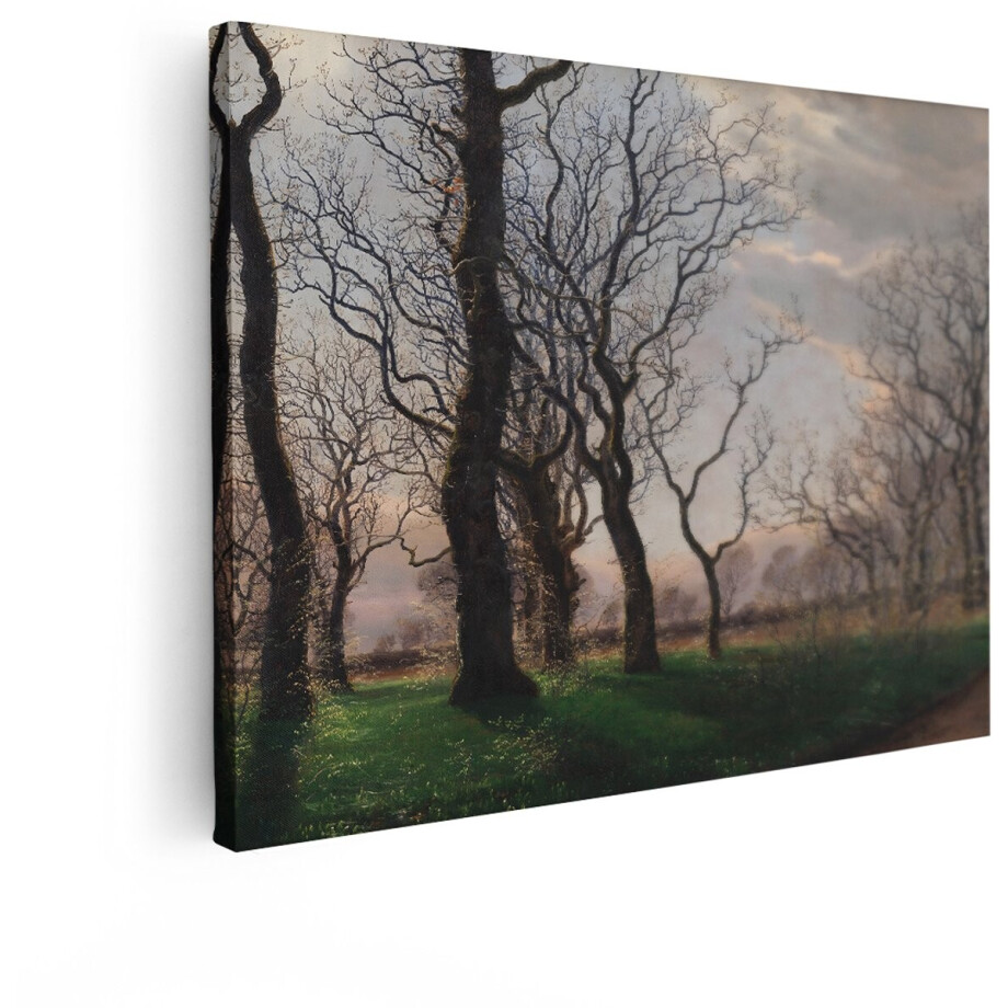 Artaza Canvas Schilderij Landschap - 80x60 cm - Wanddecoratie Natuur - Muurdecoratie Bos - Decoratie Boom - Schilderijen Op Canvas Artaza Canvas Schilderij Landschap - 80x60 cm - Wanddecoratie Natuur - Muurdecoratie Bos - Decoratie Boom - Schilderijen Op Canvas afbeelding 1