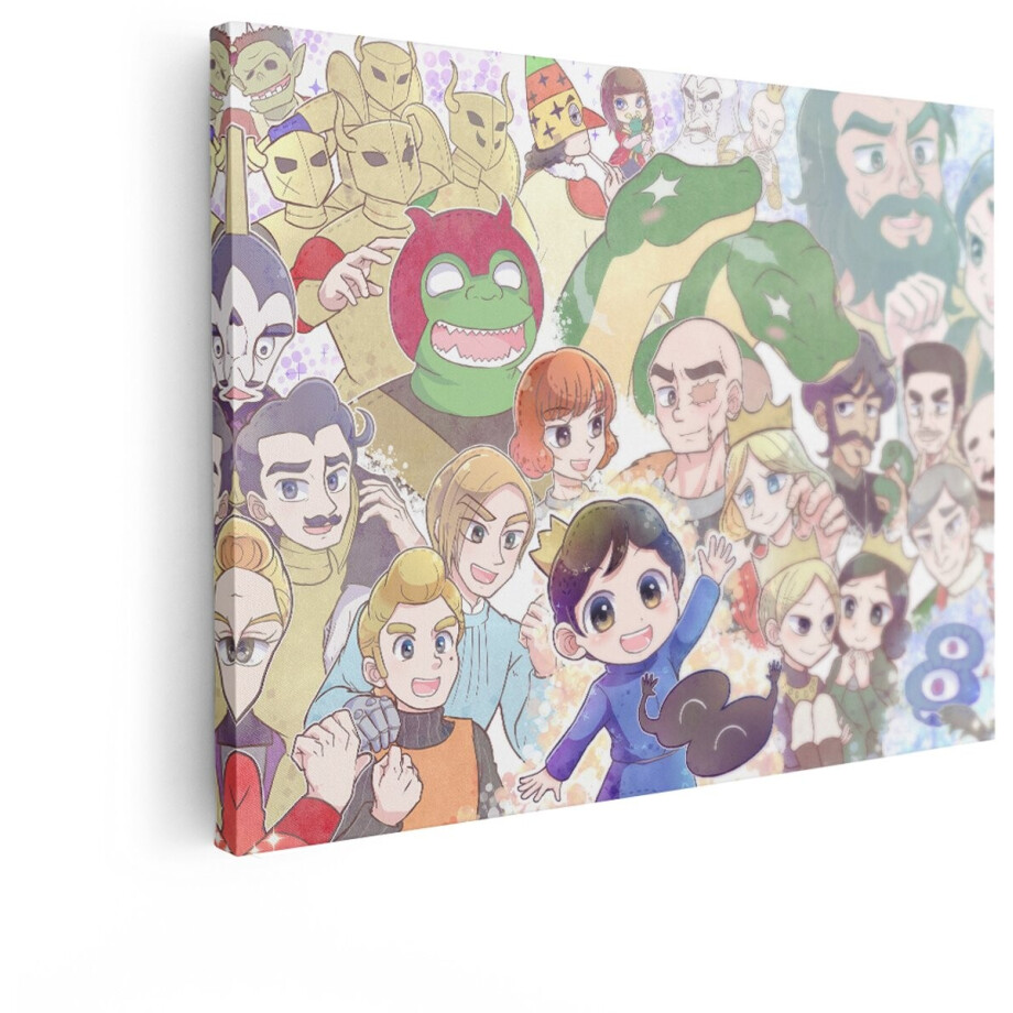 Artaza Canvas Schilderij Anime Collage - 80x60 cm - Wanddecoratie Kinderkamer - Muurdecoratie Jongenskamer - Decoratie Personages Artaza Canvas Schilderij Anime Collage - 80x60 cm - Wanddecoratie Kinderkamer - Muurdecoratie Jongenskamer - Decoratie Personages afbeelding 1