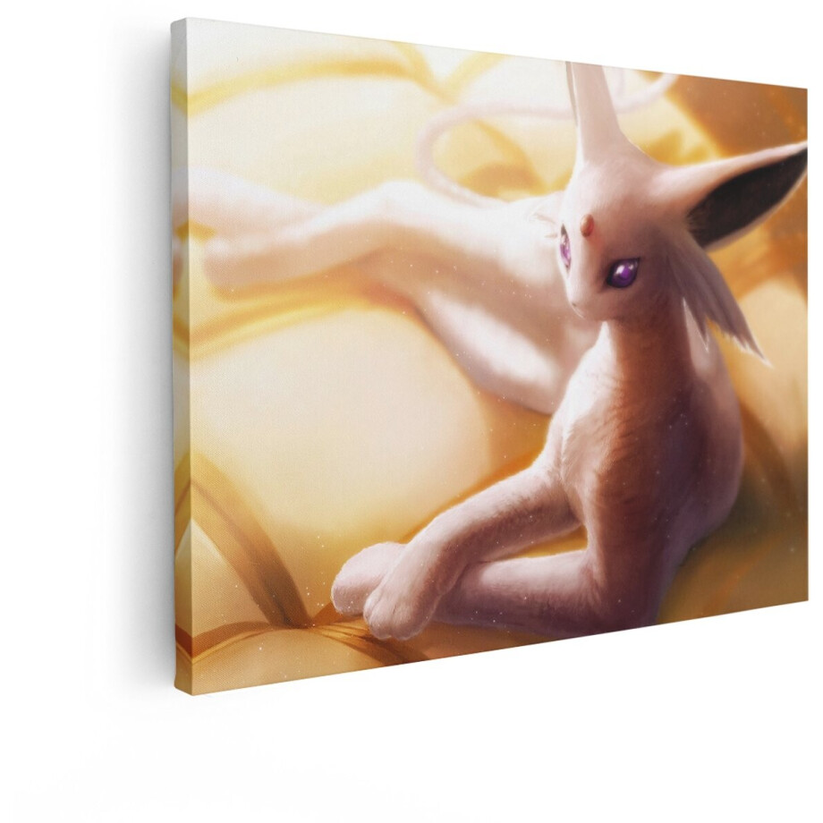 Artaza Canvas Schilderij Espeon - 120x90 cm - Pokemon Wanddecoratie - Muurdecoratie Anime - Kinderkamer Decoratie - Schilderijen Op Canvas Artaza Canvas Schilderij Espeon - 120x90 cm - Pokemon Wanddecoratie - Muurdecoratie Anime - Kinderkamer Decoratie - Schilderijen Op Canvas afbeelding 1