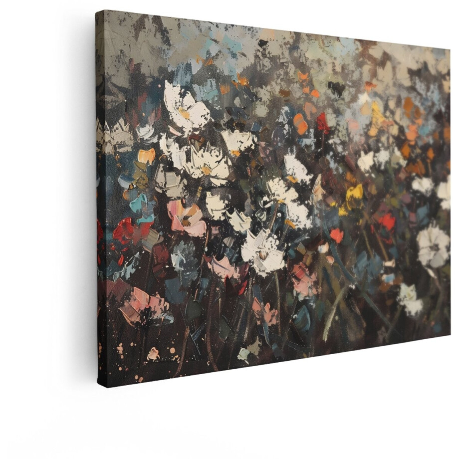 Artaza Canvas Schilderij Abstract Bloemen - 120x90 cm - Wanddecoratie Bloemenveld - Muurdecoratie Kleurrijk - Decoratie Woonkamer Artaza Canvas Schilderij Abstract Bloemen - 120x90 cm - Wanddecoratie Bloemenveld - Muurdecoratie Kleurrijk - Decoratie Woonkamer afbeelding 1