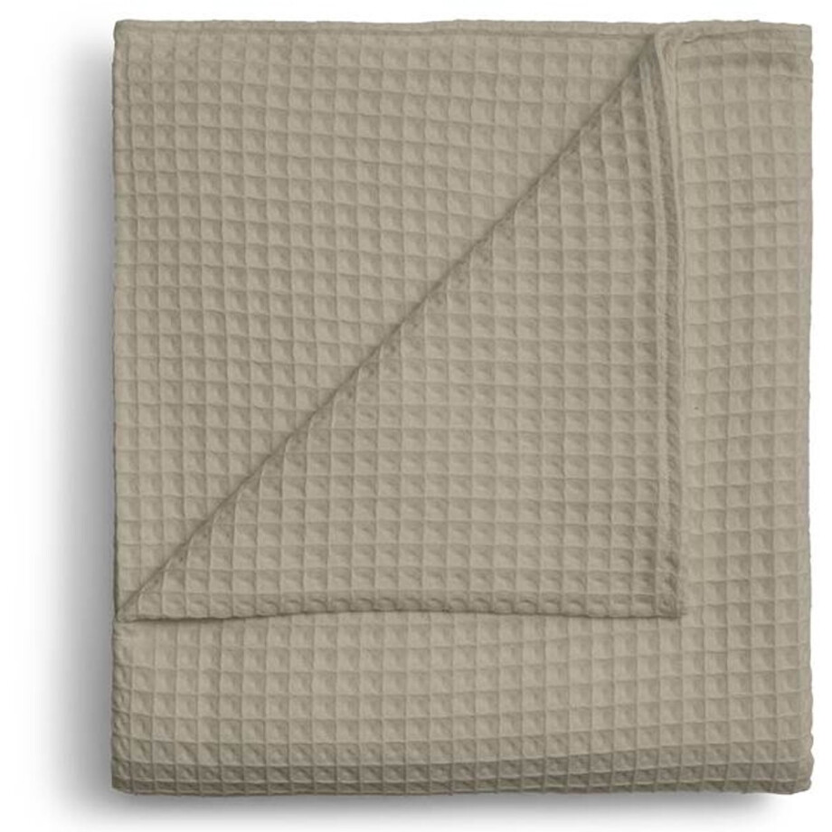 Kayori Goya Bedsprei - Eenpersoons - 180x260 cm - Taupe afbeelding 1