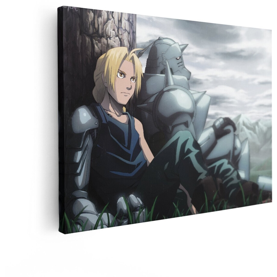 Artaza Canvas Schilderij Anime Fullmetal Alchemist - 40x30 cm - Wanddecoratie Jongenskamer - Muurdecoratie Mannen - Schilderijen Op Canvas Artaza Canvas Schilderij Anime Fullmetal Alchemist - 40x30 cm - Wanddecoratie Jongenskamer - Muurdecoratie Mannen - Schilderijen Op Canvas afbeelding 1