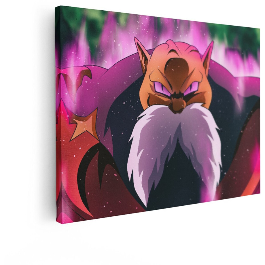 Artaza Canvas Schilderij Majin Buu met Paarse Aura - Anime Karakter met Grote Snor - 80x60 cm - Wanddecoratie Woonkamer - Schilderijen - Muurdecoratie Artaza Canvas Schilderij Majin Buu met Paarse Aura - Anime Karakter met Grote Snor - 80x60 cm - Wanddecoratie Woonkamer - Schilderijen - Muurdecoratie afbeelding 1