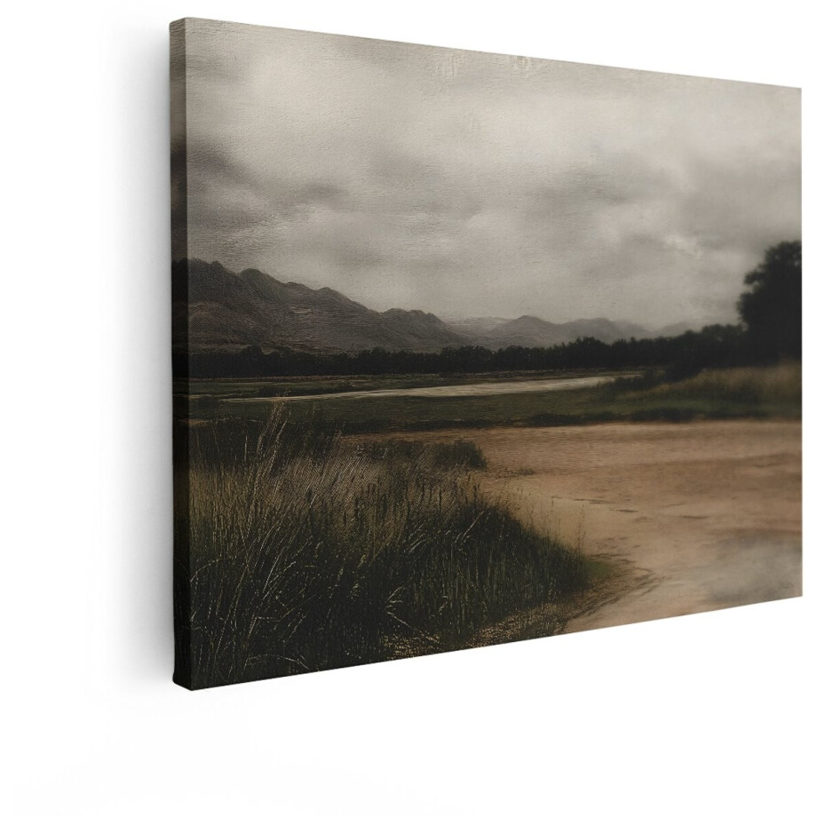 Artaza Canvas Schilderij Natuur - 40x30 cm - Wanddecoratie Bergen Landschap - Muurdecoratie Oude Meesters - Schilderijen Op Canvas Artaza Canvas Schilderij Natuur - 40x30 cm - Wanddecoratie Bergen Landschap - Muurdecoratie Oude Meesters - Schilderijen Op Canvas afbeelding 1