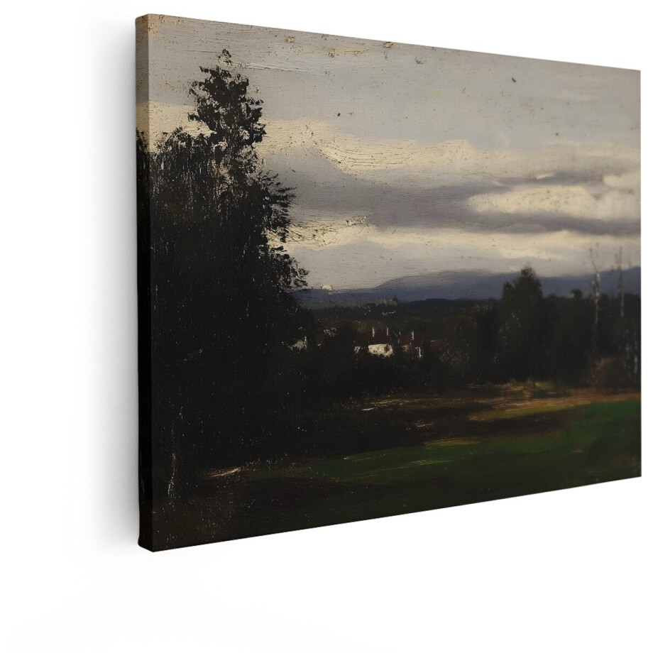 Artaza Canvas Schilderij Natuur - 40x30 cm - Wanddecoratie Landschap - Muurdecoratie Klassieke Schilderijen - Schilderijen Op Canvas Wolkenlucht Artaza Canvas Schilderij Natuur - 40x30 cm - Wanddecoratie Landschap - Muurdecoratie Klassieke Schilderijen - Schilderijen Op Canvas Wolkenlucht afbeelding 1