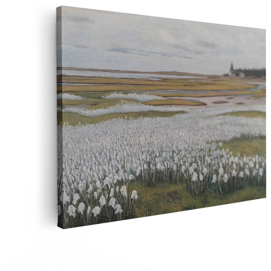 Artaza Canvas Schilderij Bloemenveld - 40x30 cm - Wanddecoratie Landschap - Muurdecoratie Natuur Woonkamer - Schilderijen Op Canvas Wit Artaza Canvas Schilderij Bloemenveld - 40x30 cm - Wanddecoratie Landschap - Muurdecoratie Natuur Woonkamer - Schilderijen Op Canvas Wit afbeelding 1