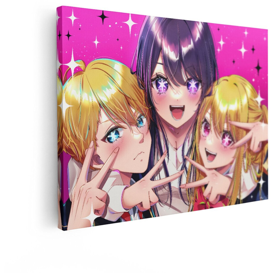 Artaza Canvas Schilderij Anime Oshi No Ko - 120x90 cm - Wanddecoratie Slaapkamer - Muurdecoratie Manga - Schilderijen Op Canvas Roze Artaza Canvas Schilderij Anime Oshi No Ko - 120x90 cm - Wanddecoratie Slaapkamer - Muurdecoratie Manga - Schilderijen Op Canvas Roze afbeelding 1