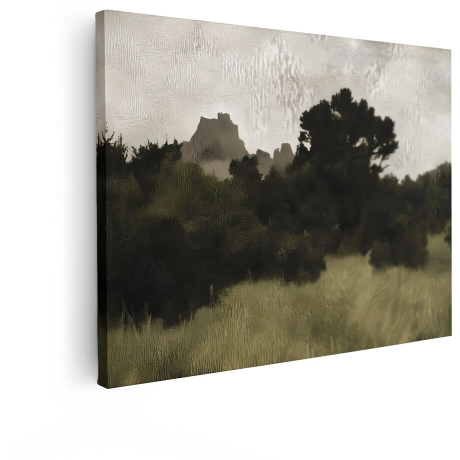Artaza Canvas Schilderij Bergen - 40x30 cm - Wanddecoratie Natuur - Muurdecoratie Landschap - Decoratie Bomen - Kamer Accessoires Artaza Canvas Schilderij Bergen - 40x30 cm - Wanddecoratie Natuur - Muurdecoratie Landschap - Decoratie Bomen - Kamer Accessoires afbeelding 1