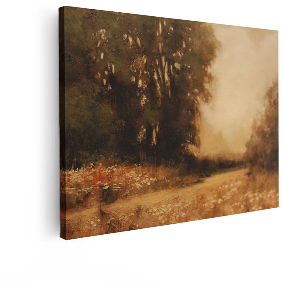 Artaza Canvas Schilderij Natuur - 40x30 cm - Wanddecoratie Bos - Muurdecoratie Boom - Decoratie Landschap Woonkamer - Kamer Accessoires Artaza Canvas Schilderij Natuur - 40x30 cm - Wanddecoratie Bos - Muurdecoratie Boom - Decoratie Landschap Woonkamer - Kamer Accessoires afbeelding 1