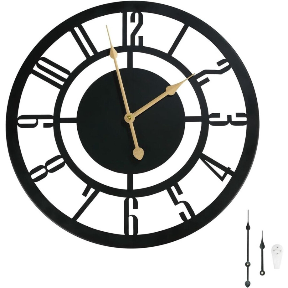 ApexArte® Klok - Wandklok Modern - Klokken - Industrieel ApexArte® Klok - Wandklok Modern - Klokken - Industrieel afbeelding 1