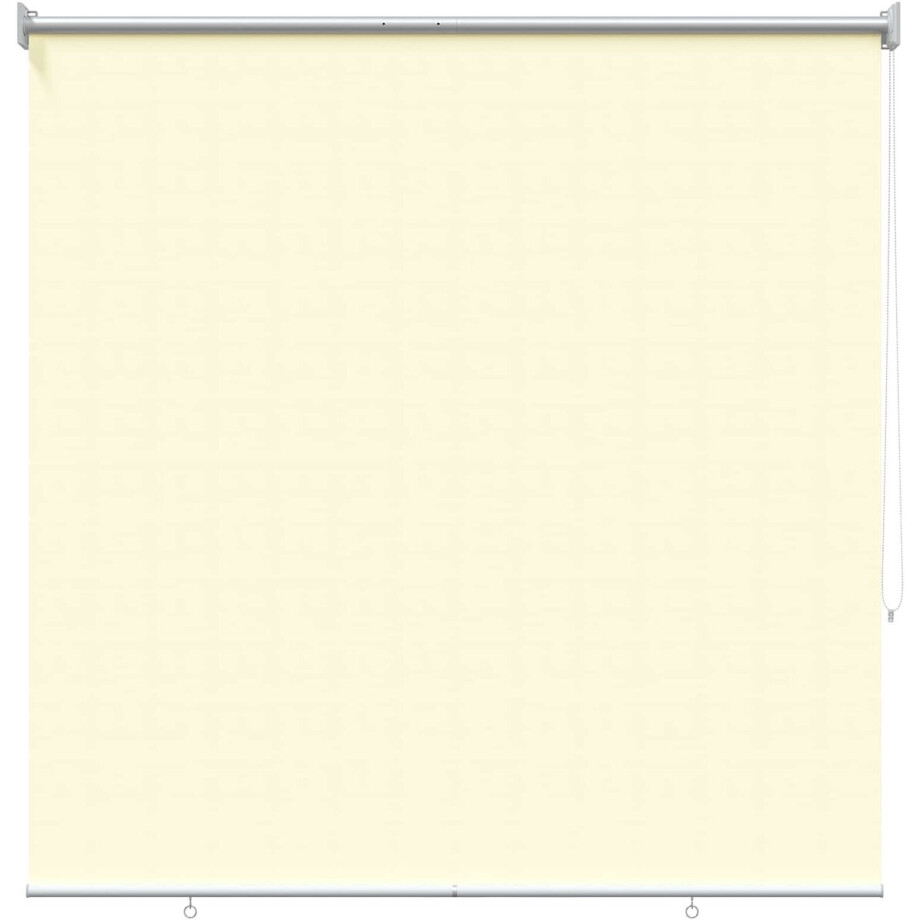 vidaXL - Rolgordijn - UV-bescherming - Crèmekleurig - 120 - x - 140 - cm - Polyester afbeelding 1