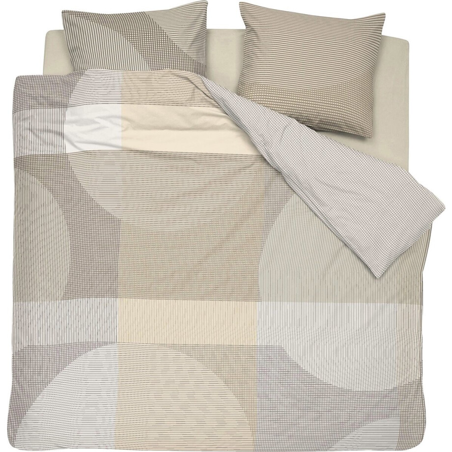 Damai dekbedovertrek Base - Katoen - 240x200/220 cm - Beige Damai dekbedovertrek Base - Katoen - 240x200/220 cm - Beige afbeelding 1
