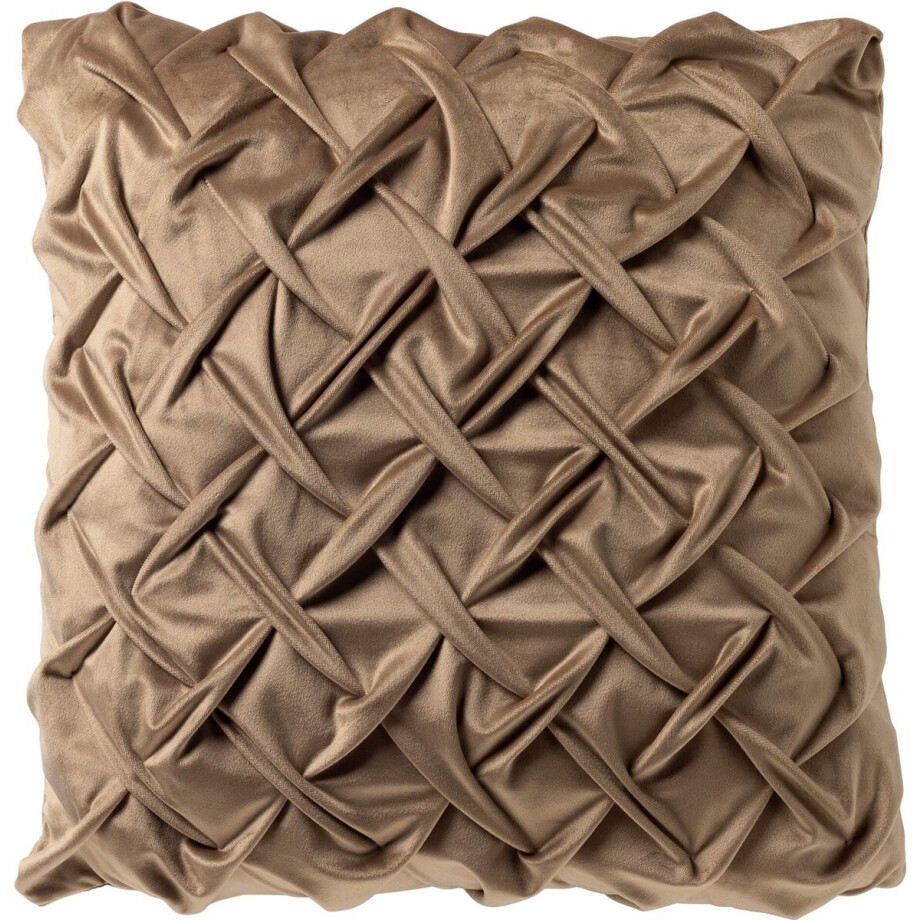 Dutch Decor MIRA - kussenhoes 45x45 cm - 3D-vlechtpatroon - Irish Cream - beige - met rits - zonder binnenkussen Dutch Decor MIRA - kussenhoes 45x45 cm - 3D-vlechtpatroon - Irish Cream - beige - met rits - zonder binnenkussen afbeelding 1