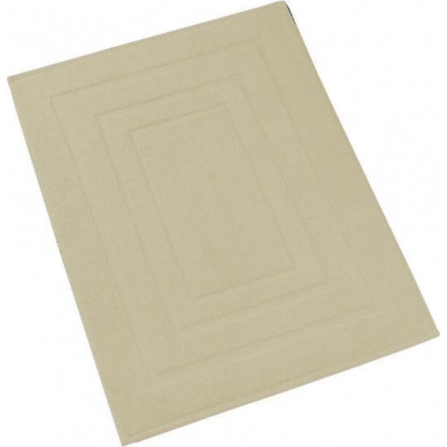 De Witte Lietaer Badmat Pacifique 75 X 50 Cm Katoen Beige De Witte Lietaer Badmat Pacifique 75 X 50 Cm Katoen Beige afbeelding 1