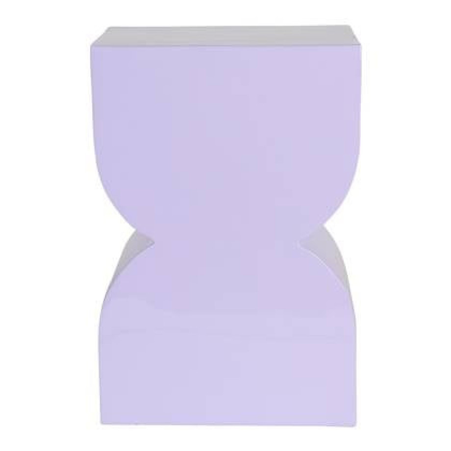 Zuiver Cones Kruk H 45 cm - Shiny Lilac afbeelding 1
