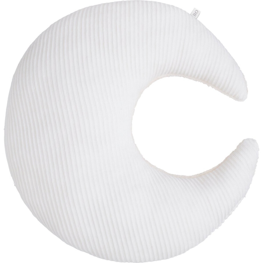 Baby's Only Sierkussen babykamer maan teddy Sense - Wit - 45x45 cm - Inclusief kussenvulling afbeelding 1