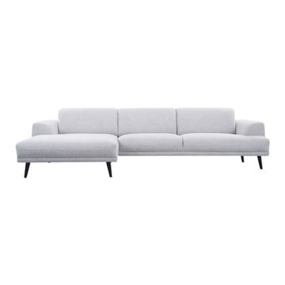 by fonQ Flair Chaise Longue Links - Lichtgrijs afbeelding 1