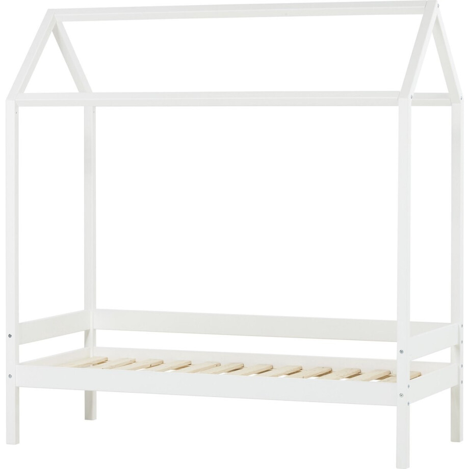 Hoppekids ECO Comfort Huisbed, 70x160cm, Wit afbeelding 1