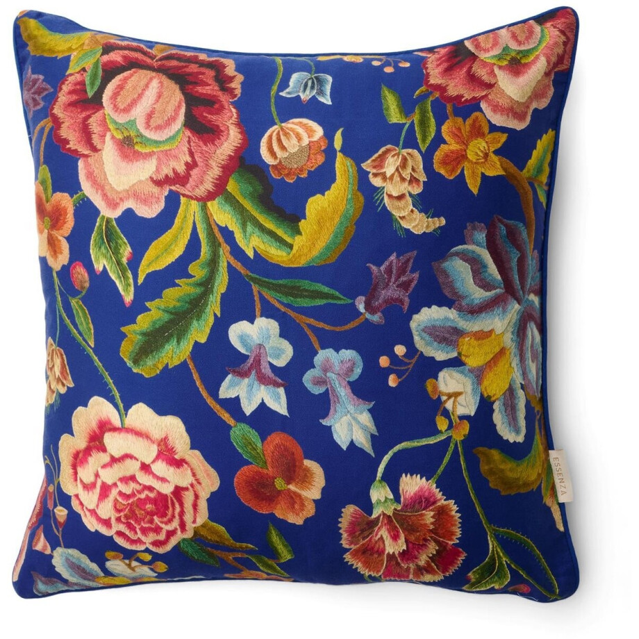 Essenza Roselina Sierkussen Ultra marine blue - 50x50 cm Essenza Roselina Sierkussen Ultra marine blue - 50x50 cm afbeelding 1