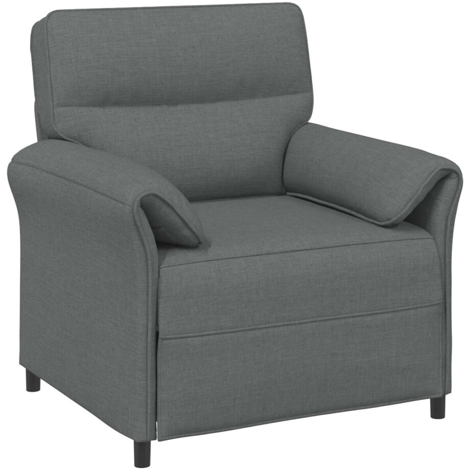 vidaXL - Bank - 100% - polyester - metalen - frame - MDF, - Multiplex afbeelding 1