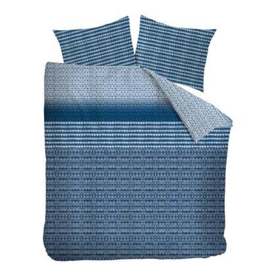 Beddinghouse Yori Dekbedovertrek 200 x 200/220 cm - Blauw afbeelding 1