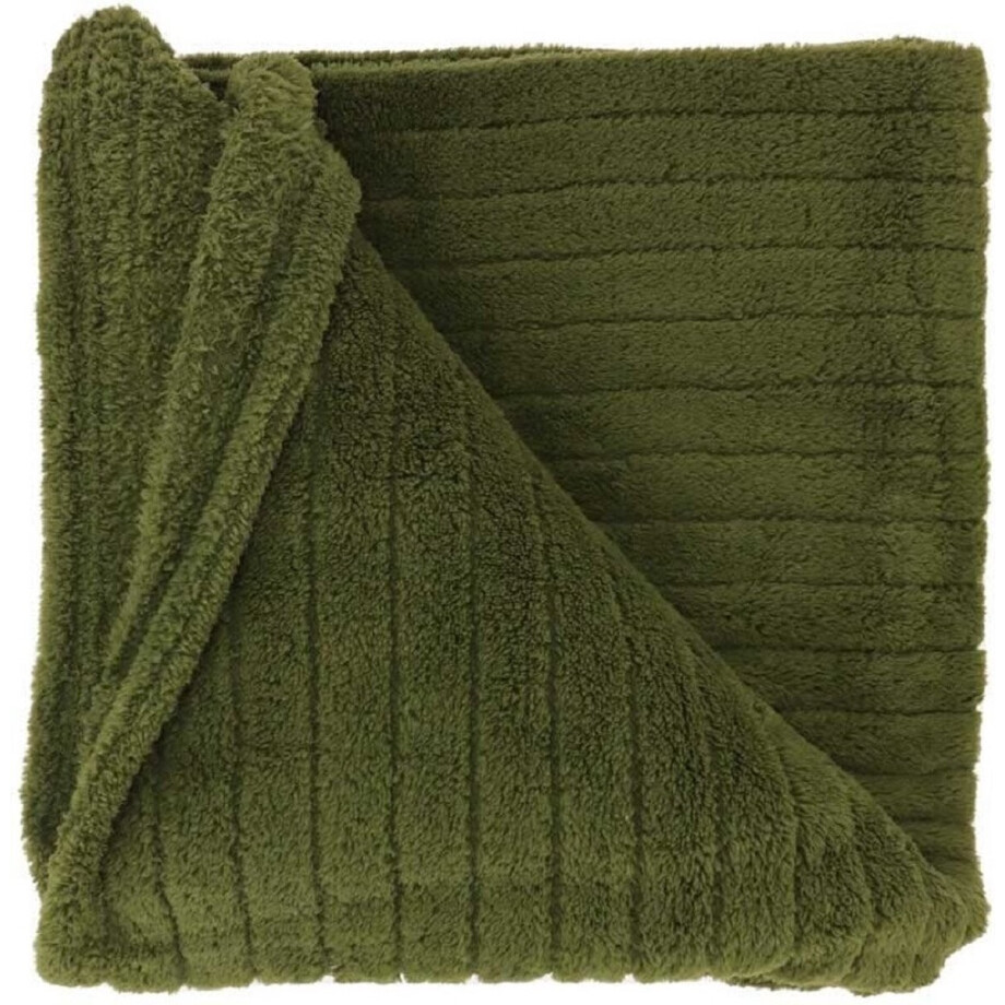 Unique Living Jax Plaid - 130x160 cm - Winter Green Unique Living Jax Plaid - 130x160 cm - Winter Green afbeelding 1
