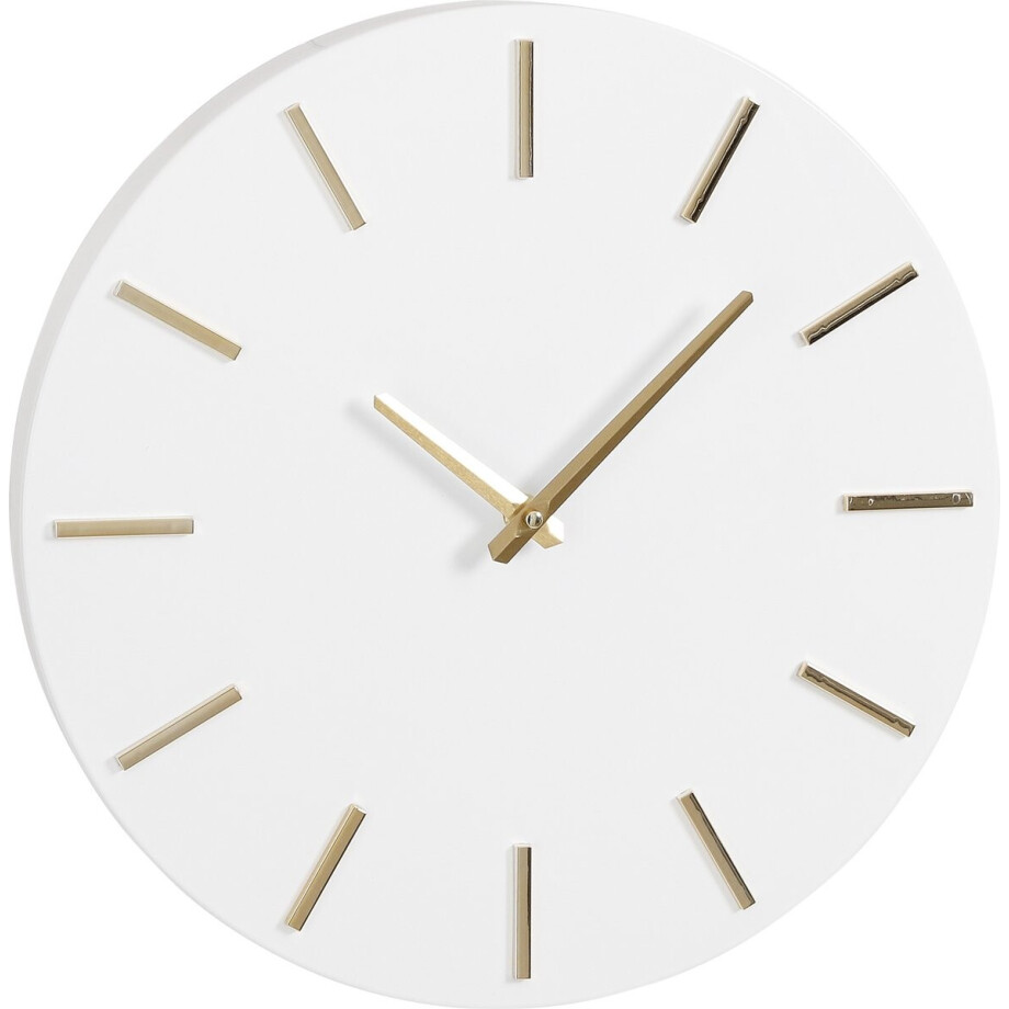 Mica Decorations - Brixen Wandklok - Ø36 cm - Wit afbeelding 1