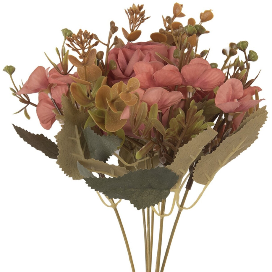 Clayre & Eef Kunstbloem 29 cm Roze Kunststof afbeelding 1