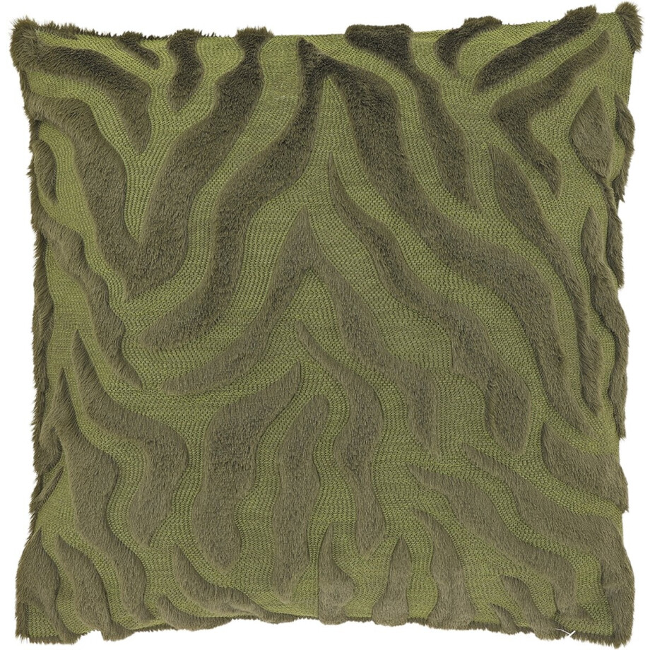 Unique Living - Sierkussen Fenna 45x45cm - Winter Green afbeelding 1