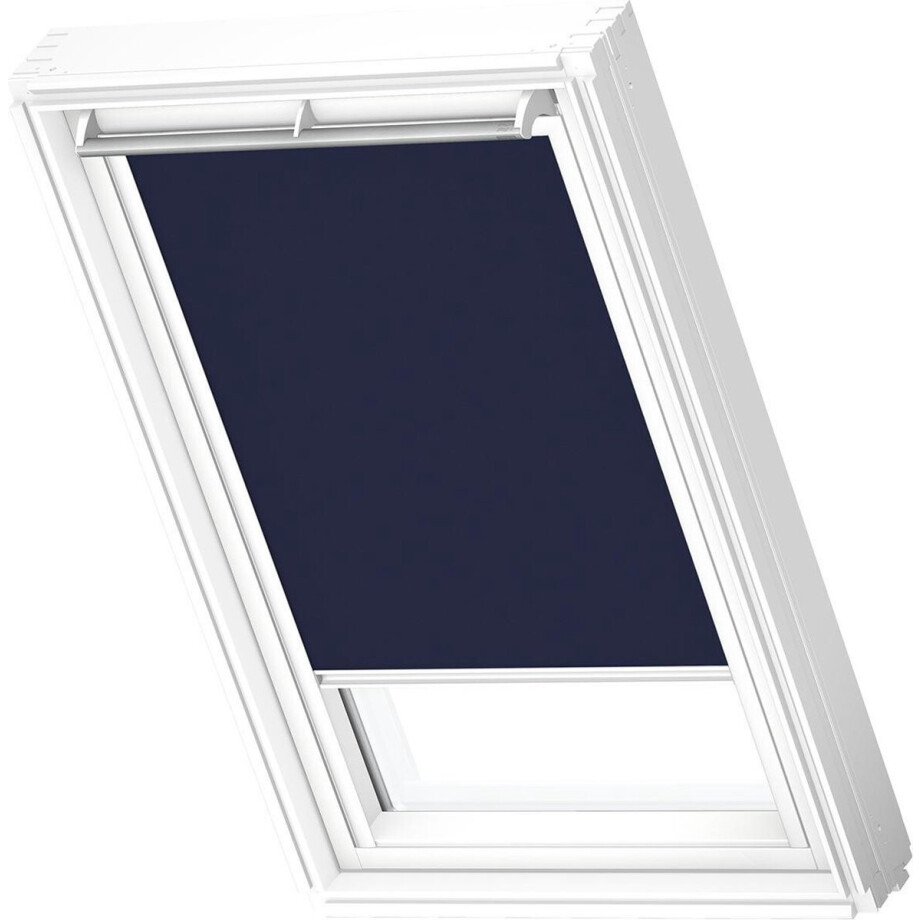 VELUX Origineel Verduisterend Rolgordijn (DKL) Wit Kozijn, MK06, Donkerblauw afbeelding 1